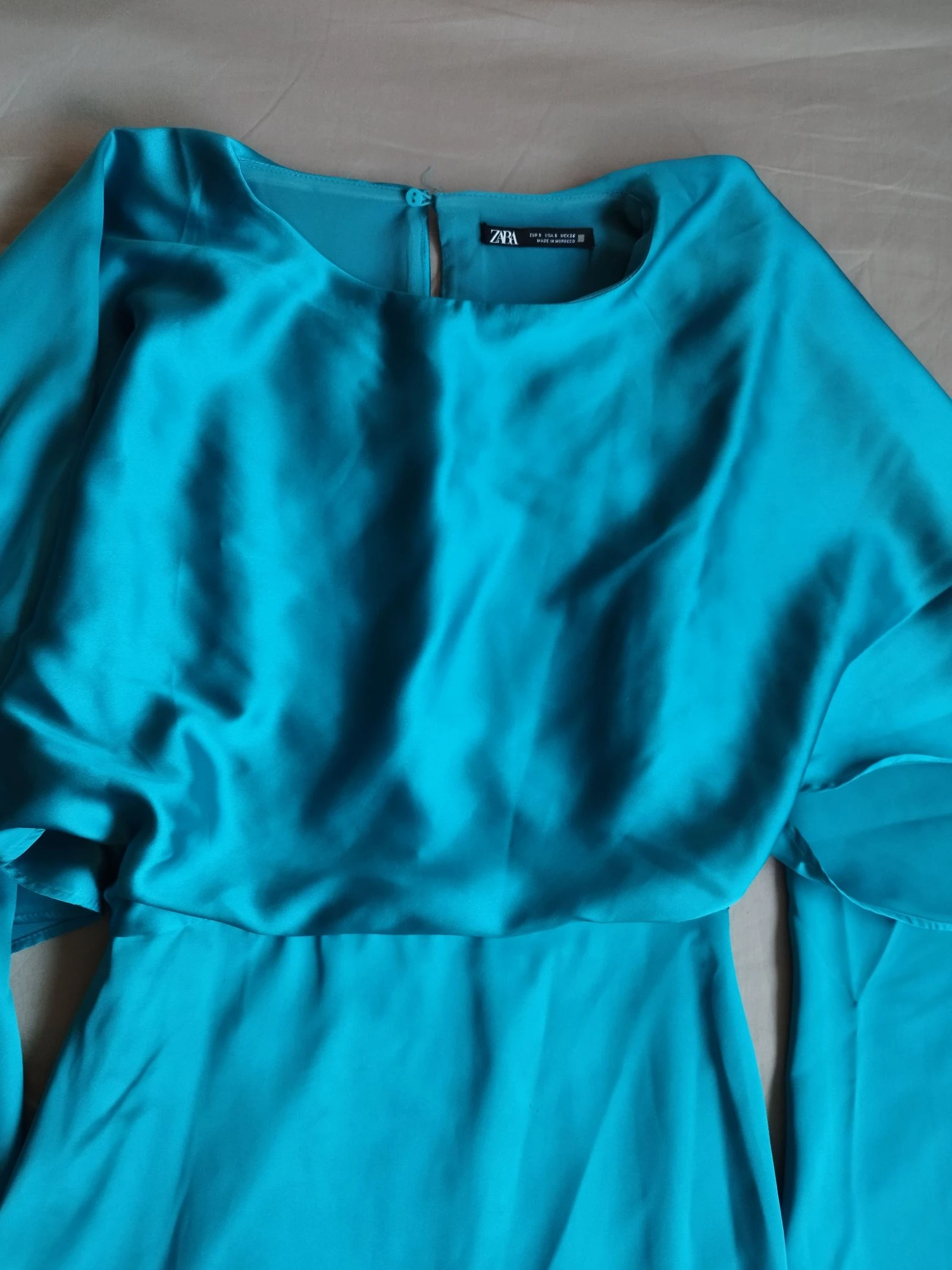 Zara satin cape dress S – photo 2